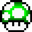 Retro Mushroom - 1UP 3 Icon 64x64 png